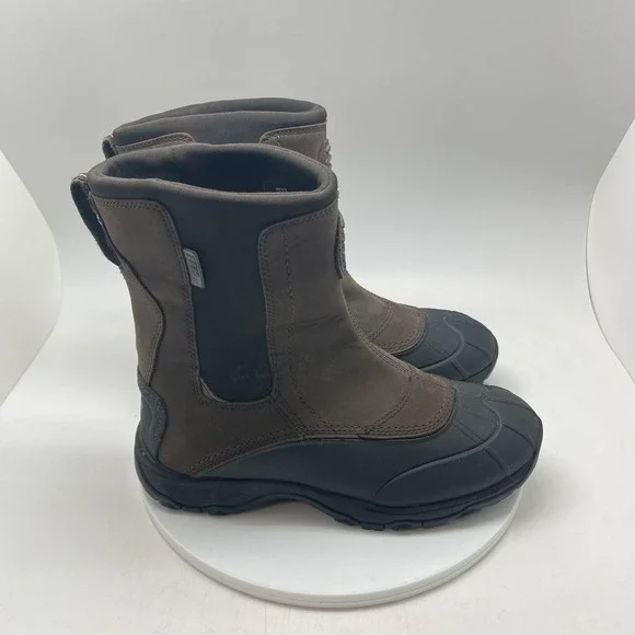 L.L. Bean Storm Chaser Boots Mens 7 M Black TEK 2.5 Waterproof Side Zip 258402