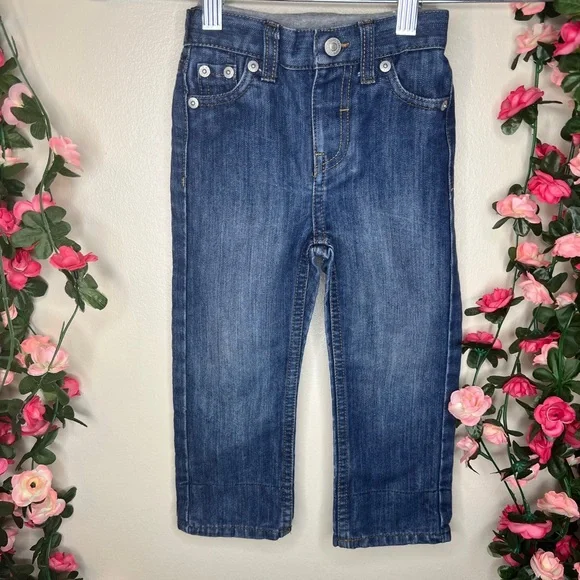 Levi’s 514 Straight Leg Jeans Toddlers 24 Months Casual Denim Walking Co…