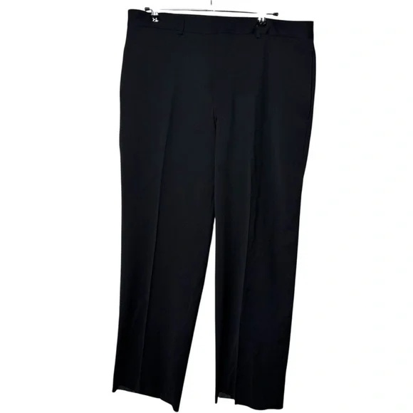Banana Republic Pants Mens 35x30 Black 100% Wool Dress Slacks Cerruti Straight