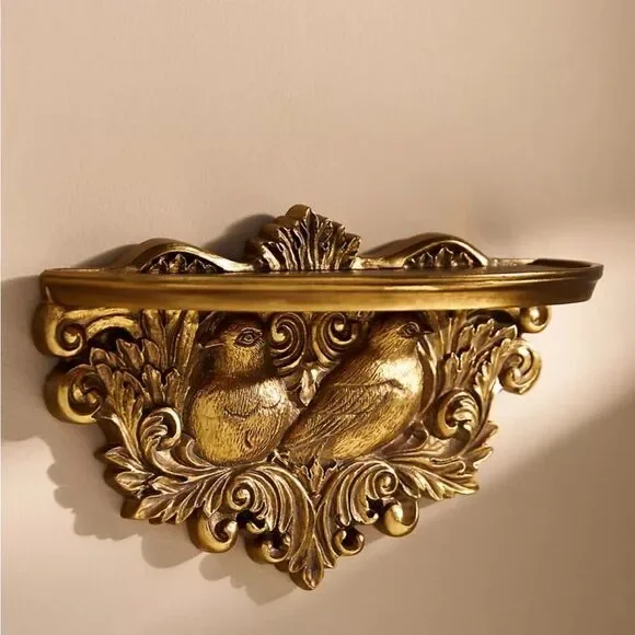 Anthropologie Wooded Manor Floating Shelf