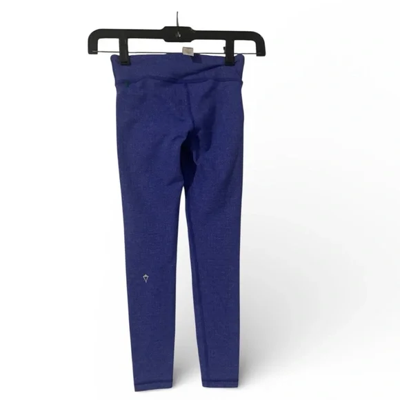 Lululemon Ivivva Heathered Lazurite Purple Rhythmic Tight Leggings.