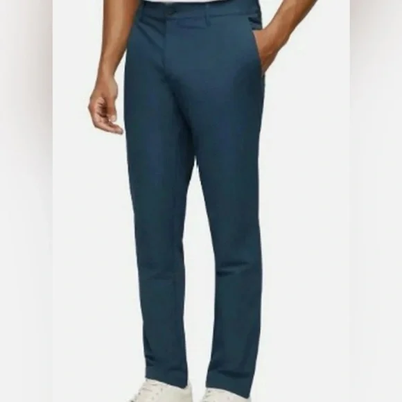 Banana Republic Standard Fit Non-Iron Slacks Bluish Gray 32x34 (I measured 31