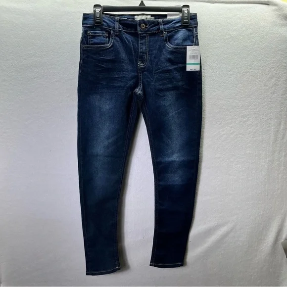 Lucky Brand Zoe Skinny Jeans Girls 16 kids‎ Blue Denim Stretch NWT 2658