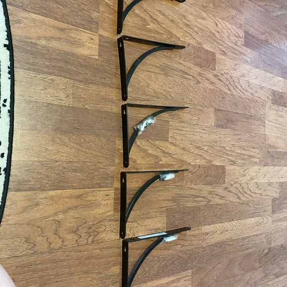 Elegant Black Wall Brackets