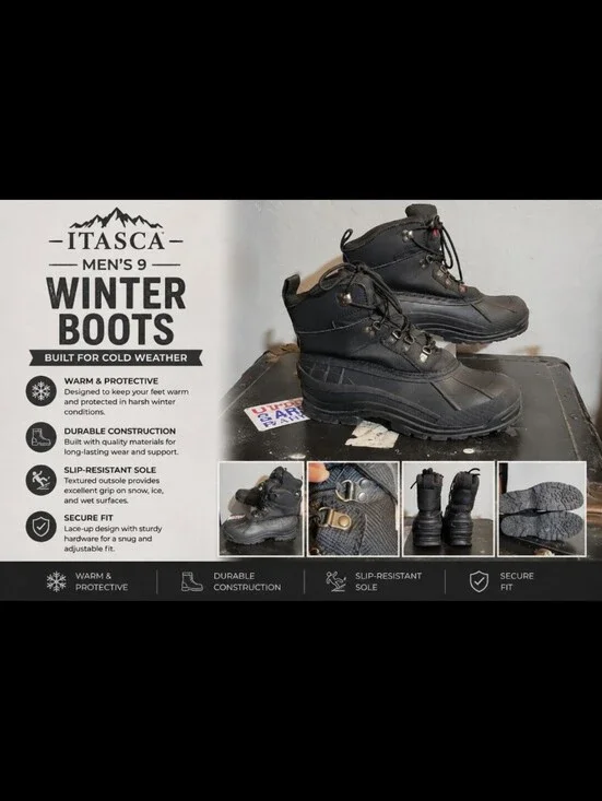 ITASCA Men's 9 Winter Boots