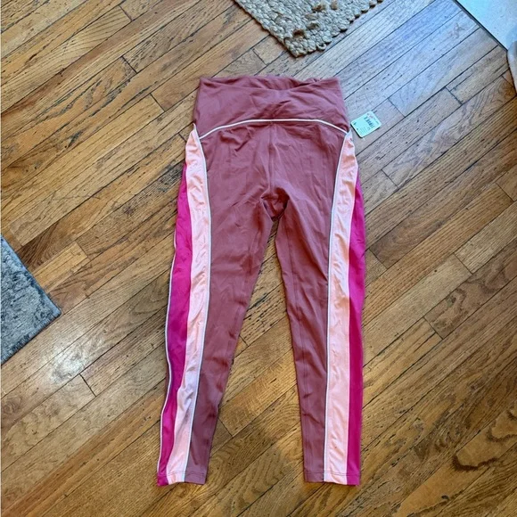 FP Movement by Free People Never Better 7/8 leggings colorblock leggings sz: M