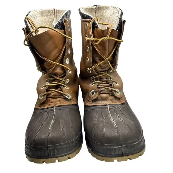 Sorel Osprey Men's Vintage Snow Boots Brown Size 12 Winter Casual READ