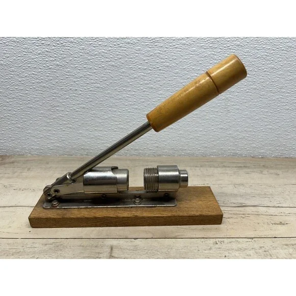 Vintage Manual Lever Action Heavy Duty Adjustable Peacan And Nut Cracker