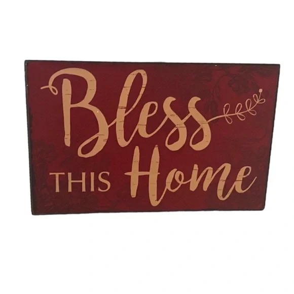 ‘Bless This Home' Wall Sign