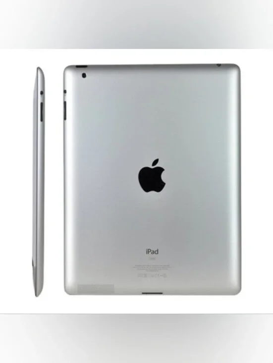 Apple iPad 2 16GB A1395 Silver Back Panel Tablet W/ Charger