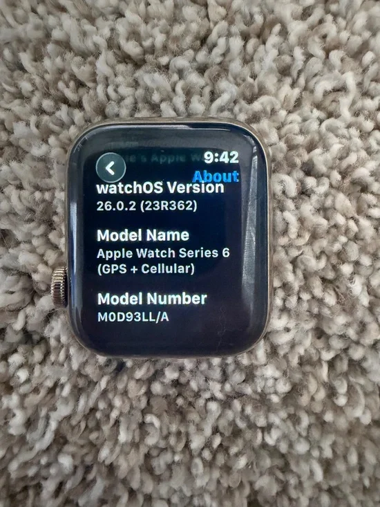 APPLE Watch Series 6 40mm Gold Stainless Steel GPS Smartwatch