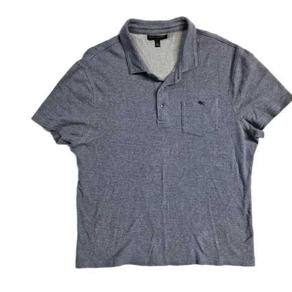 Banana Republic Men's Polo Shirt Large Blue