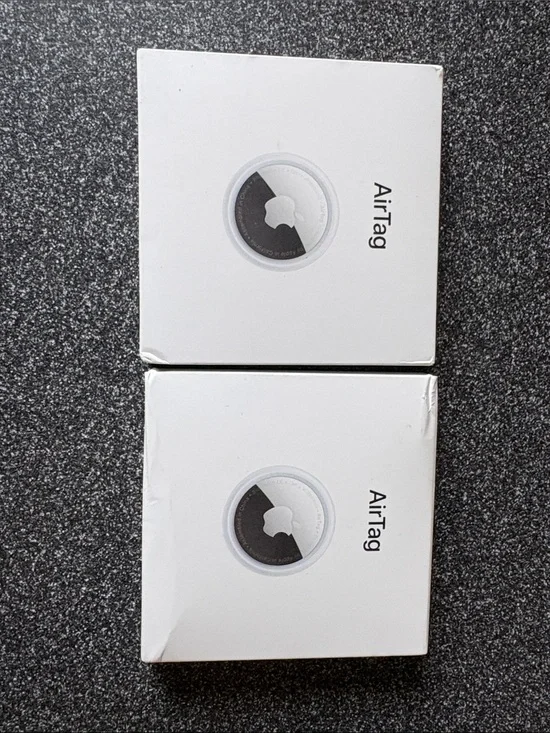 Apple White AirTag Tracker (2-Pack)
