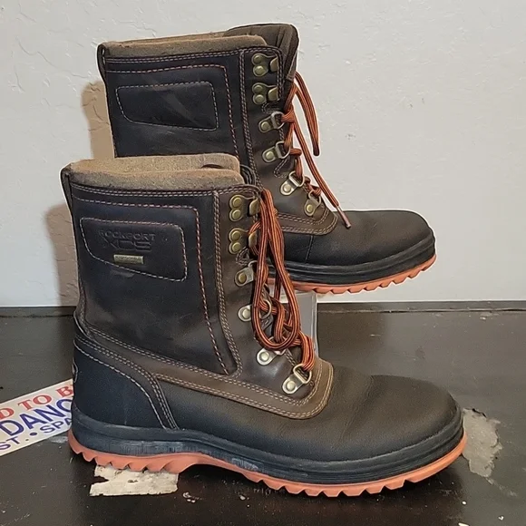 ROCKPORT XCS Leather World Explorers Hydro Shield Men's 8