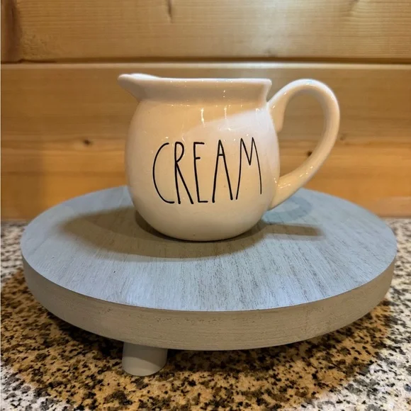 Rae Dunn | White “Cream” creamer Pitcher‎