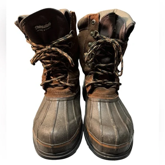 Vintage Rocky Men's 8 Brown Aged Insulated Rain & Snow Boots