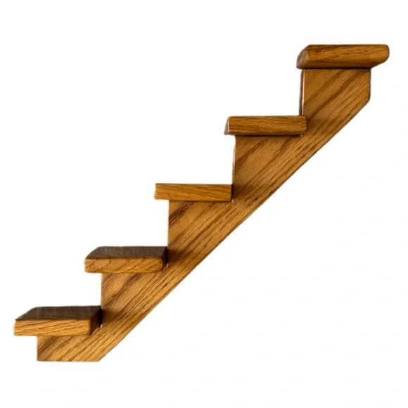 Handmade Staircase Wall Shelf