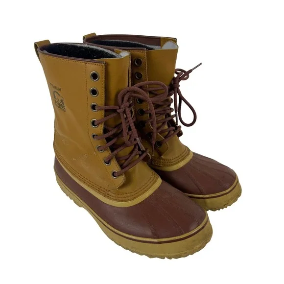 Sorel 1964 Premium Mens Waterproof‎ Winter Snow Duck Boots NM1330-705 Curry 10