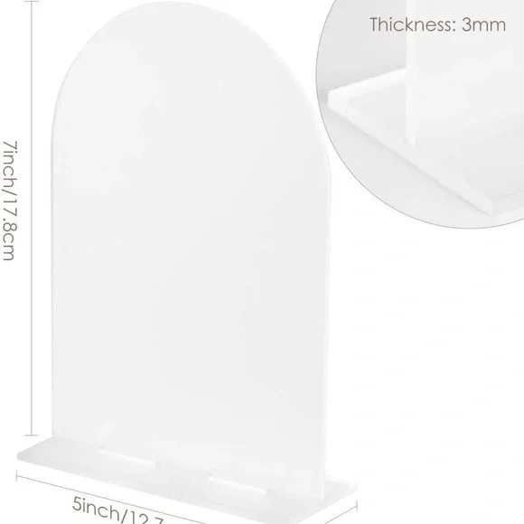 Frosted Acrylic Arches (20)