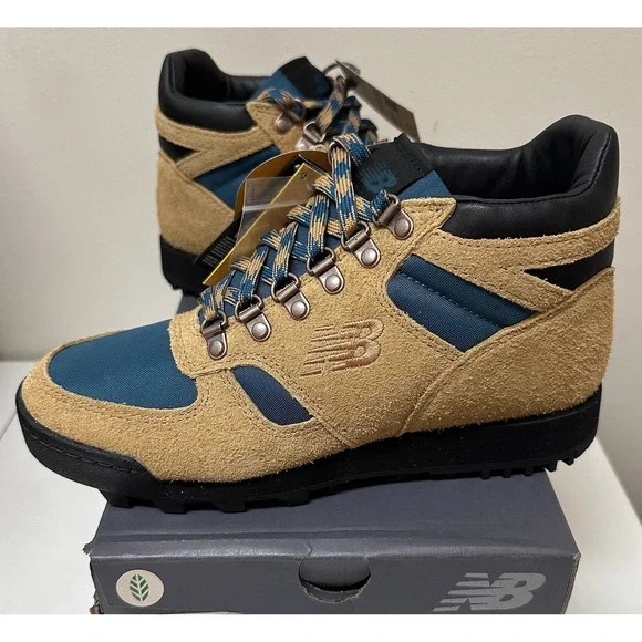 New Balance Rainier Urainaa Beige Blue Vibram Hiking Shoes Men 7.5 Women 9 NEW