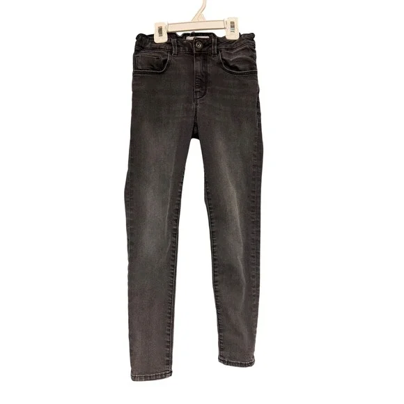 Zara Kids Denim Collection Faded Black Skinny Jeans Size 10 140cm Slim Fit