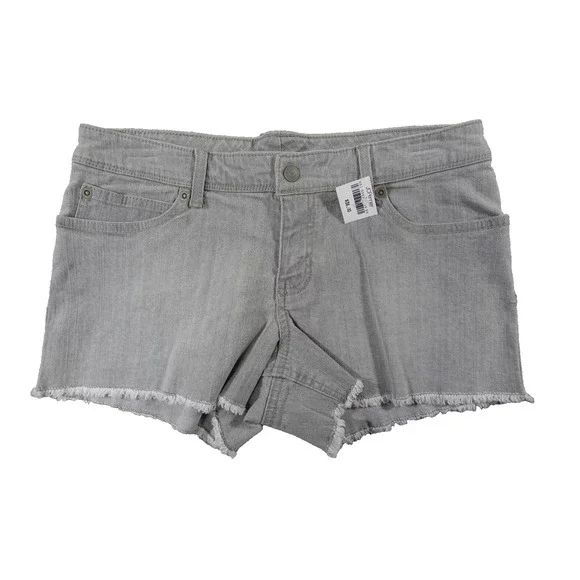 American Living Jeans Shorts Girls Size 16 Gray Frayed Stretch NWT