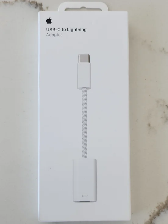 Apple USB-C to Lightning Adapter - White