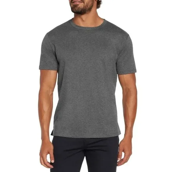 Banana Republic Men's M Luxe Touch Performance Tee Gray N0749