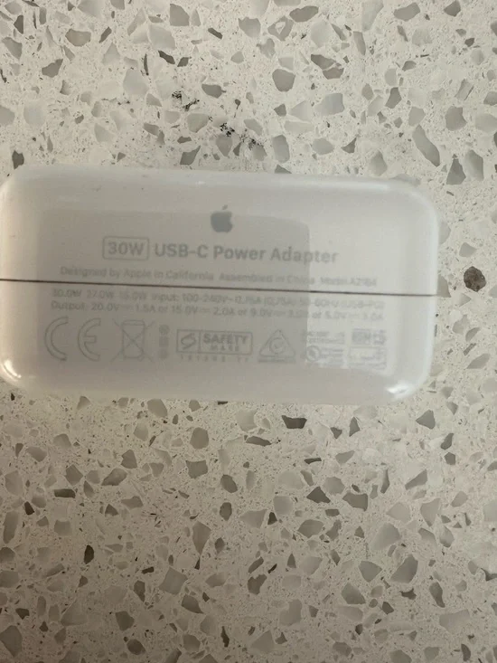 Apple 30W USB-C Power Adapter - White