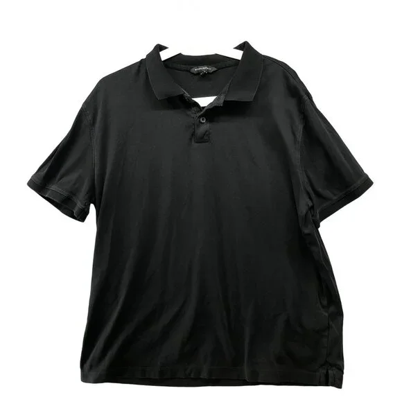 Banana Republic Polo Shirt Mens L‎ Luxe Touch Performance Short Sleeve