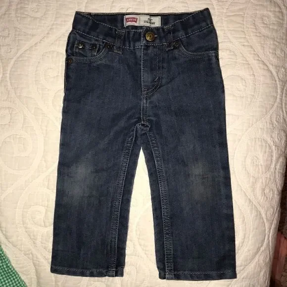 🔥Levi’s 514 Straight 18 mos Grow Tabs!