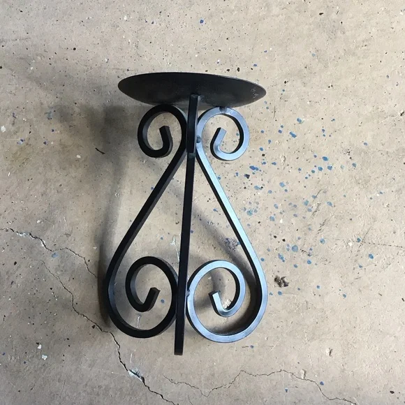 Elegant Metal Candle Holder