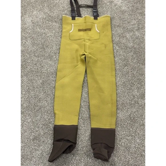 Hodgman Lakestream Chest Waders Bootfoot Fishing Mens XL Green Neoprene Long