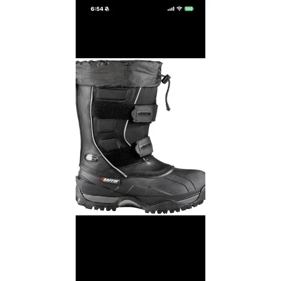 Baffin Eiger Size Mens 7 Women's 9 Extreme Cold Weather Boots In Black