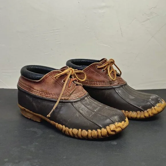 VINTAGE Schnees Boots Made In USA‎ Bozeman Waterproof Duck Muck Hunting Shoes