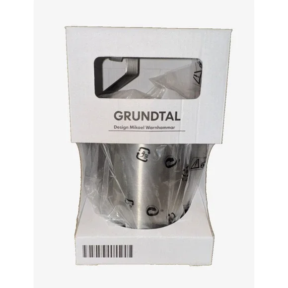 Ikea GRUNDTAL 102.020.88 Hanging Utensil Holder Stainless Steel New In Box