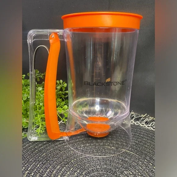 Blackstone Transparent and Orange Batter Dispenser‎