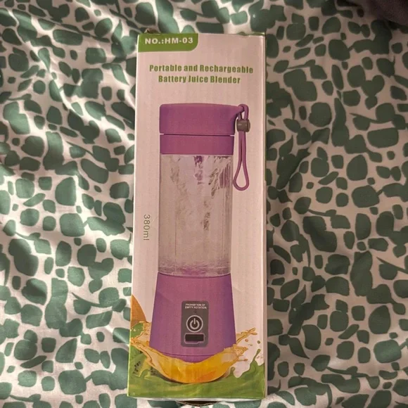 Pink Portable Electric Blender‎