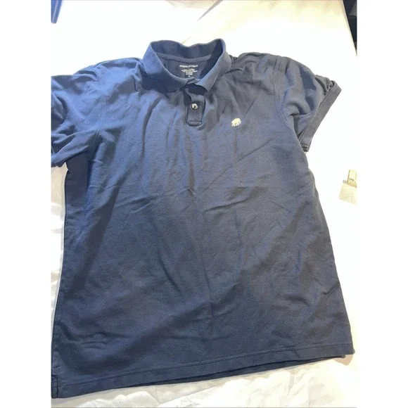 Banana Republic Men's Button Down‎ Short Sleeve Camp Collar Shirt Sky Size L 374