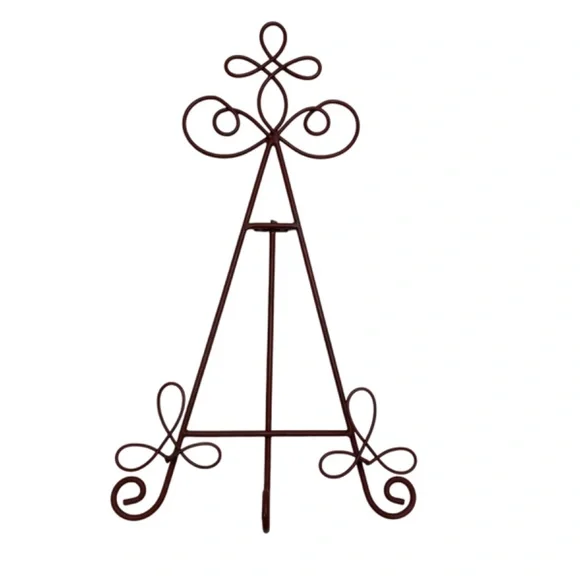 decorative plate stand iron 21