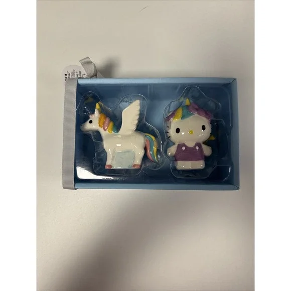 SANRIO HELLO KITTY UNICORN SALT AND PEPPER‎ SHAKER SET - NEW IN BOX