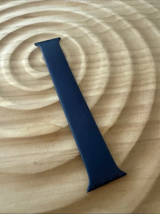 Apple Dark Blue Silicone infinity Watch Band - 40mm size #6