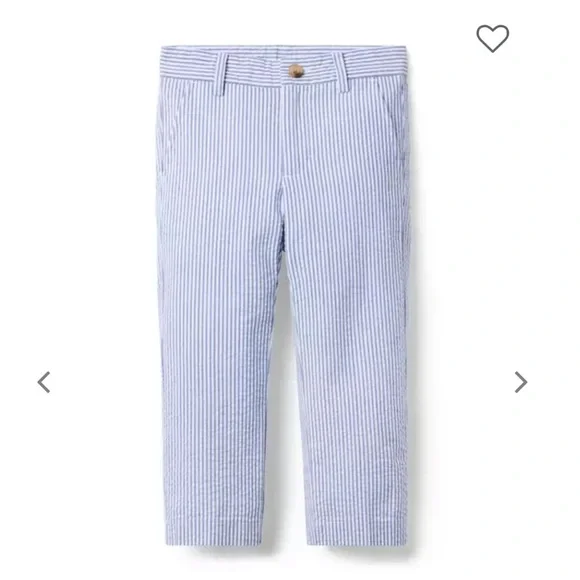 NWT- Janie and Jack Navy and White Striped Trousers