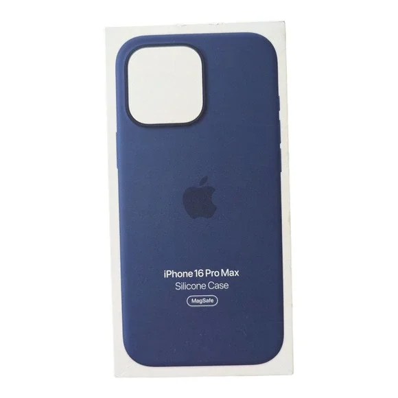 Nn7-V Apple Silicone Case‎ with MagSafe for iPhone 16 Pro Max - Denim ⬇️