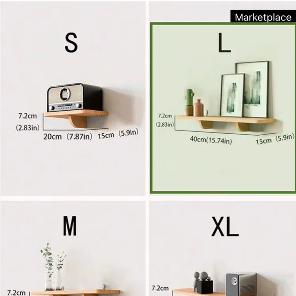 Wooden Wall Shelf