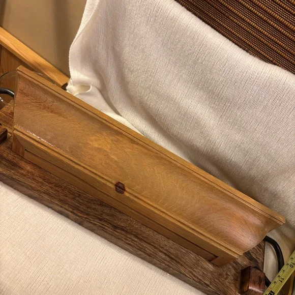 Vintage Wooden Display Shelf