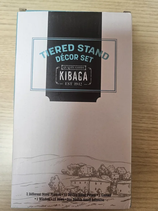 Kibaga Tiered Stand Décor Set