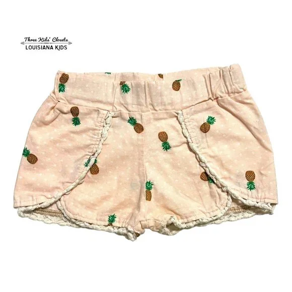 Handmade Small Shop 18m Pineapple Tulip Shorts