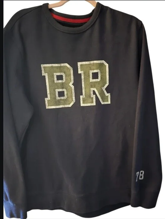 Banana Republic Monogrammed Crewneck Sweatshirt Size XL in EUC