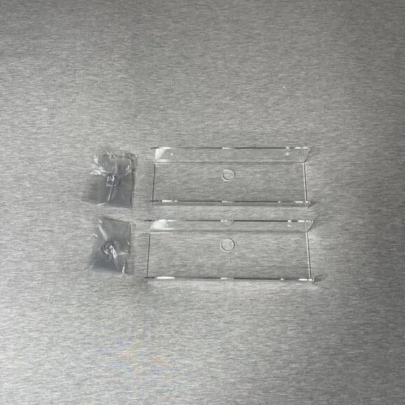 Mocoosy 10” Clear Acrylic Floating Shelves 2 PCS. Set